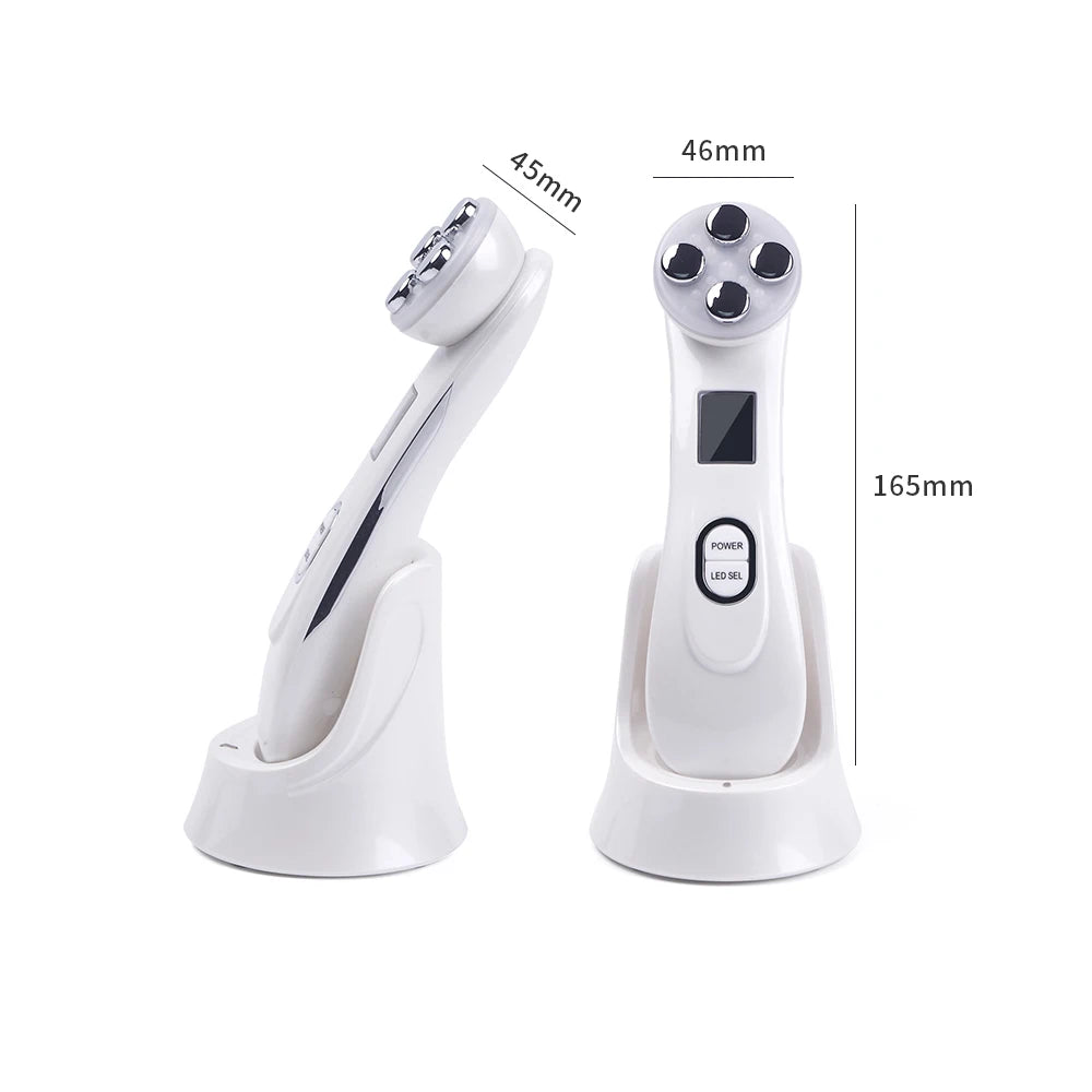 Face Lifting Machine EMS Micro-current Facial Skin Firm Massager LED Photon Rejuvenation Beauty Device
